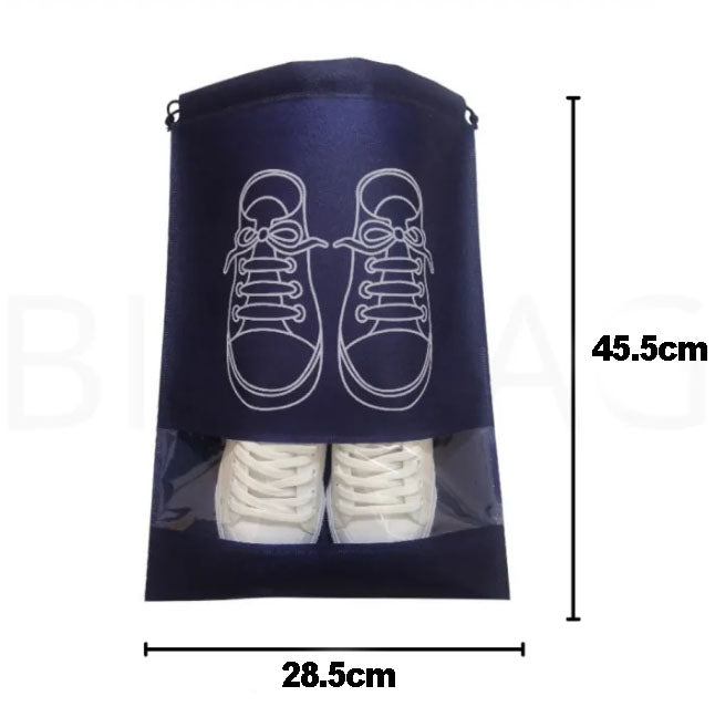 Waterproof Shoe Organizer Bag Dustproof Drawstring Storage 1Pc