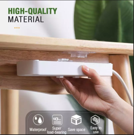 Double Sided Self Adhesive Wall Hooks Invisible Traceless Organizer Set