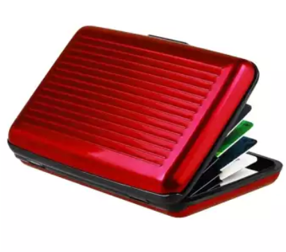 Card Holder 6-Slots Aluma Wallet Credit Card Holder Water Resistant - Plastic