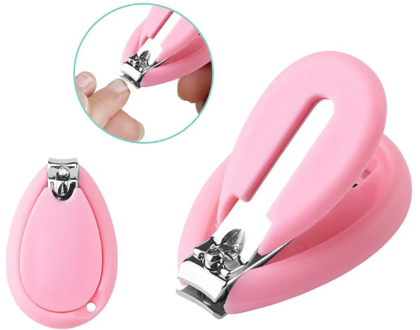 2-in-1 Baby Grooming Kit with Nail Clipper & Scissors