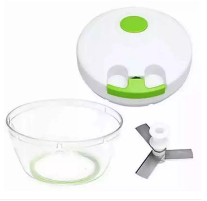 Quick Food Chopper Speedy Vegetable Cutter with Steel Blades