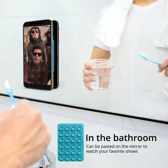 Silicone Self-Adhesive Anti-Slip Mobile Suction Holder Accessories