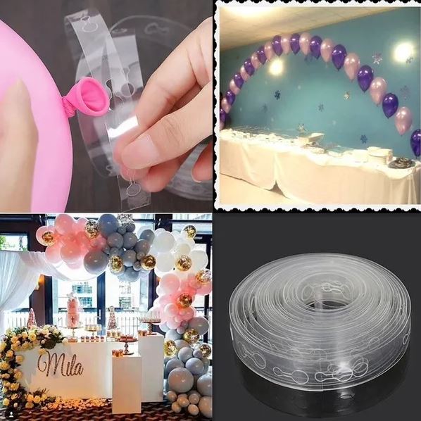 5m Balloons Strip Birthday Decoration - 1 Roll