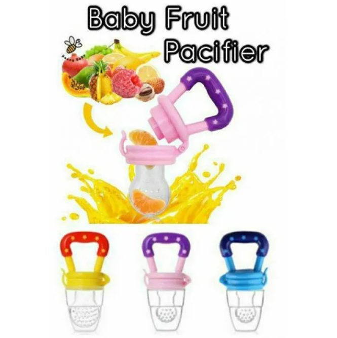 Set Of 2 Baby Silicone Spoon Feeder And Baby Fruit Pacifier High Quality