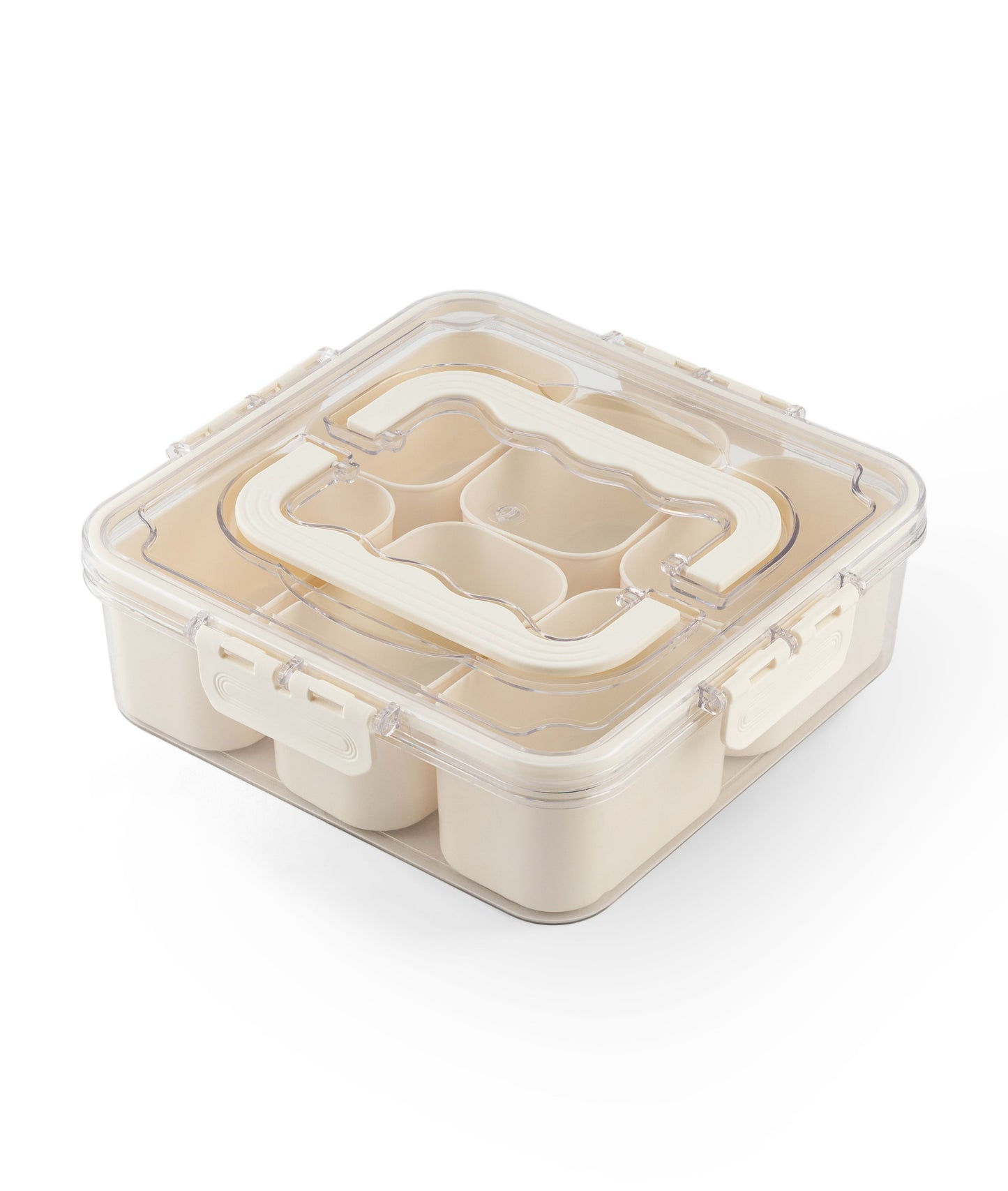6 Grid Acrylic Storage Box – Multi Compartment Organizer