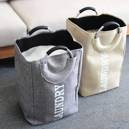 Large Foldable Laundry Hamper – Portable Fabric Basket