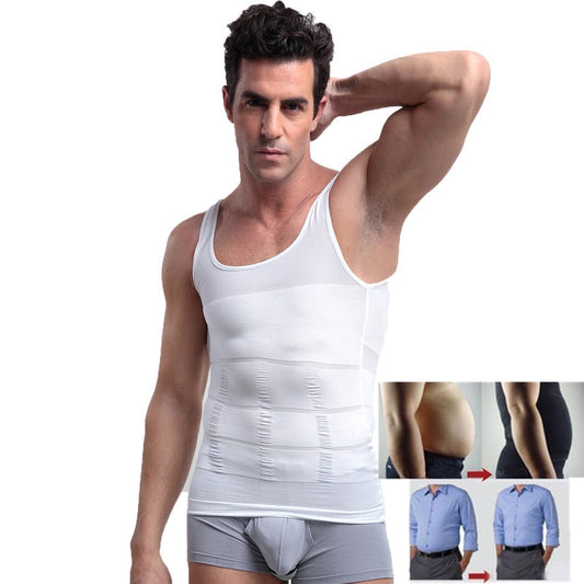 Men Body Shaper Slim N Fit Undershirt Vest For Men