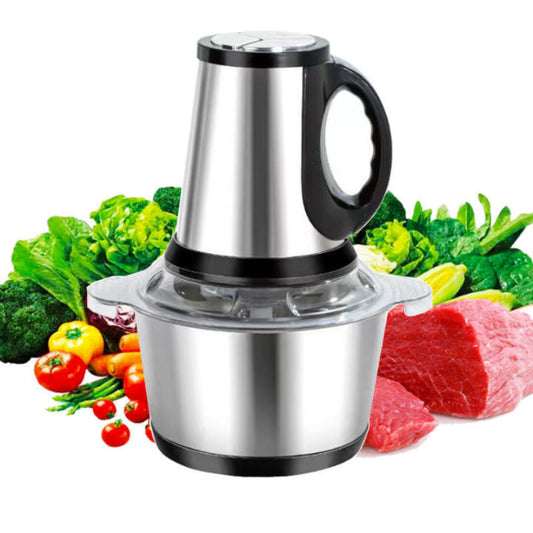 2L Electric Meat Grinder – High-Power Stainless Steel Food Chopper