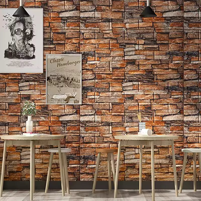 3D Brick Wall Sticker Foam Panel