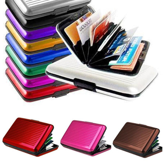 Card Holder 6-Slots Aluma Wallet Credit Card Holder Water Resistant - Plastic
