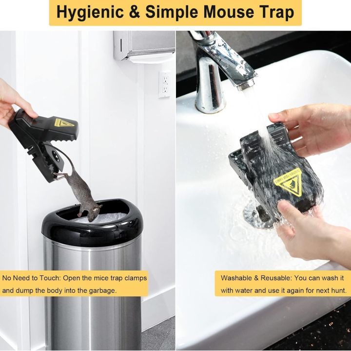 Heavy Duty Reusable Mouse Trap – Fast Catching
