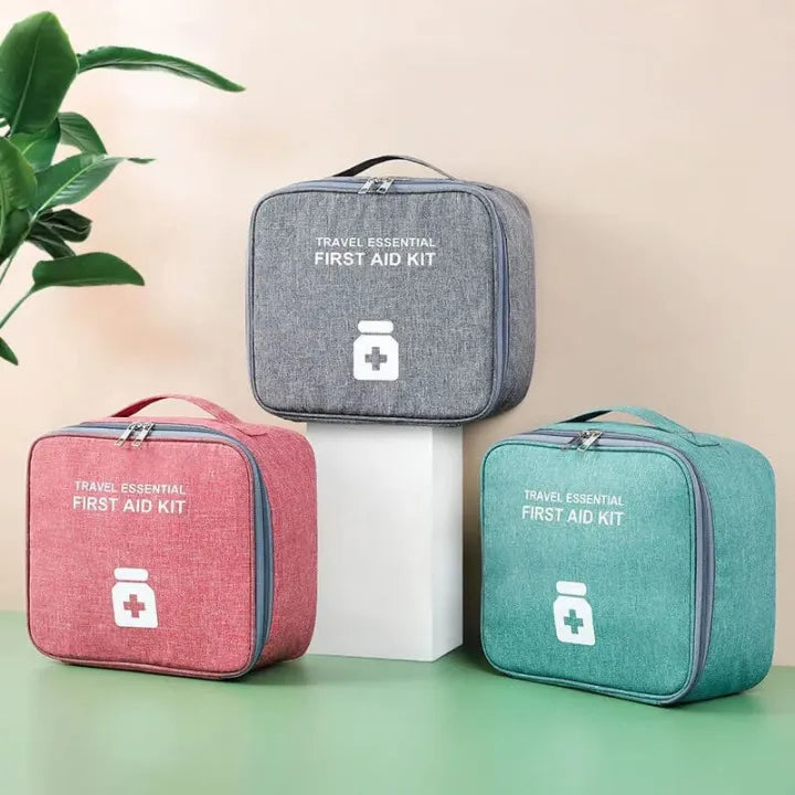 Portable Waterproof Medicine Bag – Travel First Aid Storage Kit