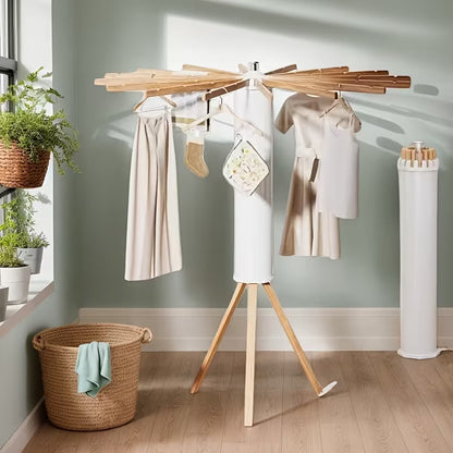 Octopus Folding Clothes Drying Rack –  Aluminum Space Saving Laundry Stand