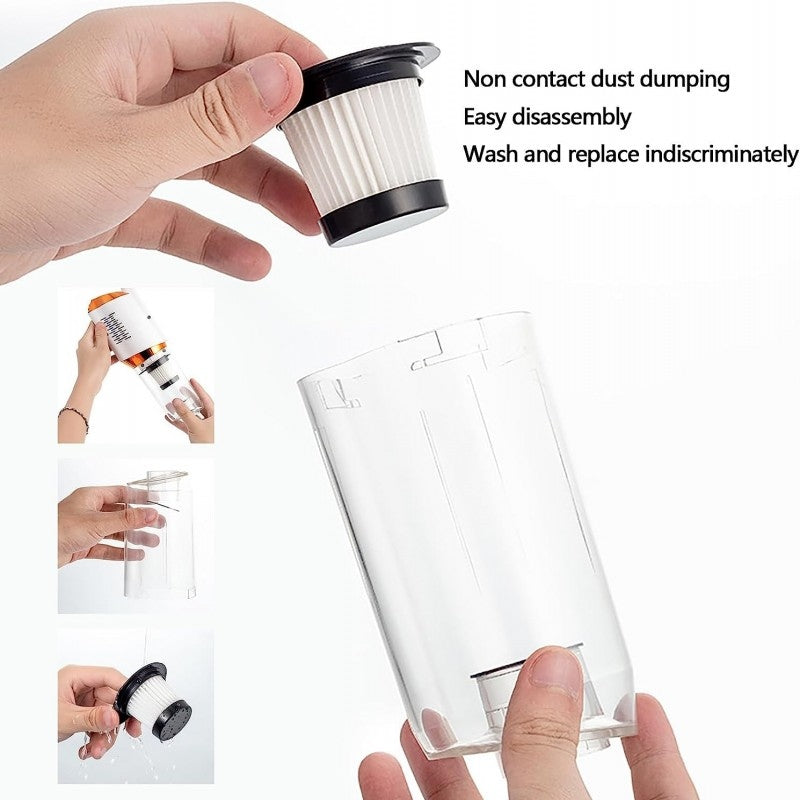 Cordless Handheld Vacuum Cleaner 120W | Wireless Portable Car & Home Vacuum with 7500Pa Suction