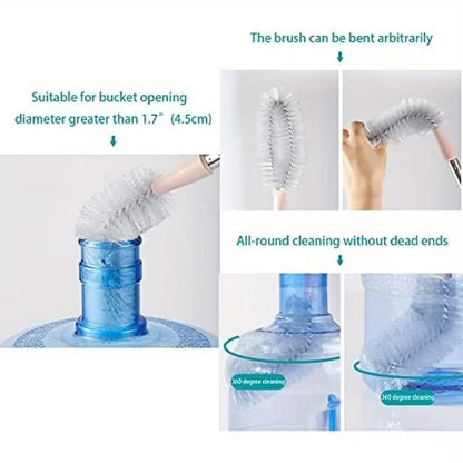 19 Liter Water Bottle Cleaning Brush | 64cm Long 5 Gallon Dispenser Cleaner – Runstore.pk