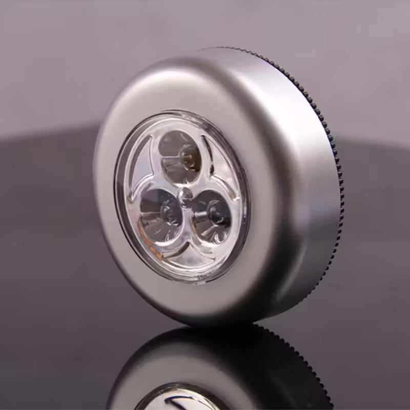 LED Tap Touch Light | Wireless Stick-On 3 LED Night Lamp for Kitchen, Closet & Home – Runstore.pk