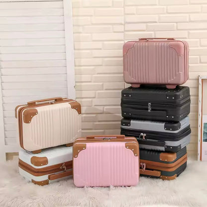 Travel Cosmetic Suitcase Makeup Organizer