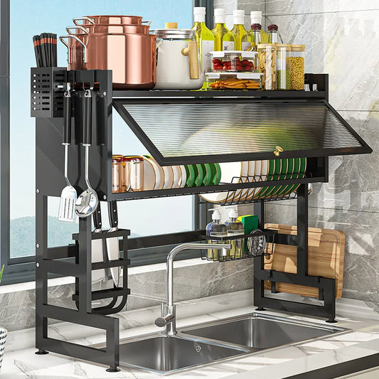 Imorted Metal Big 85cm Over Sink Shelf with Door(Free Delivery Limited Time Offer)