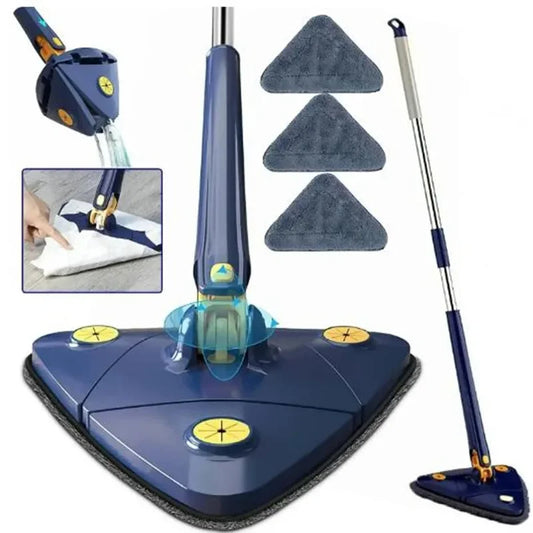 360 ° Rotating Triangular Floor Mop