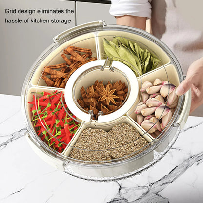 360° Rotating 6-Position Kitchen Spice Dispenser