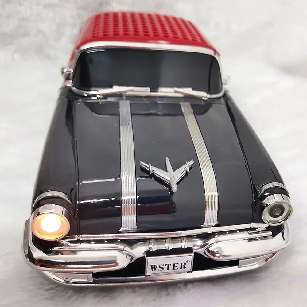 Metal Car Model Bluetooth Subwoofer Speaker | HiFi Stereo, FM Radio & TWS