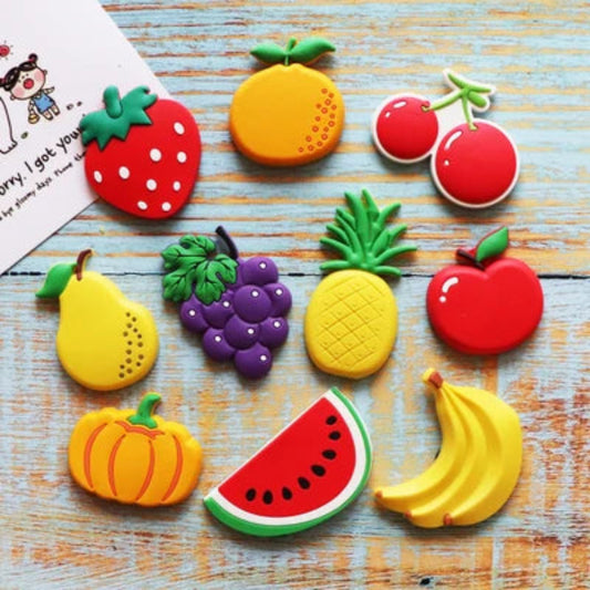 6pcs Silicone Fridge Magnets Set for Toddlers