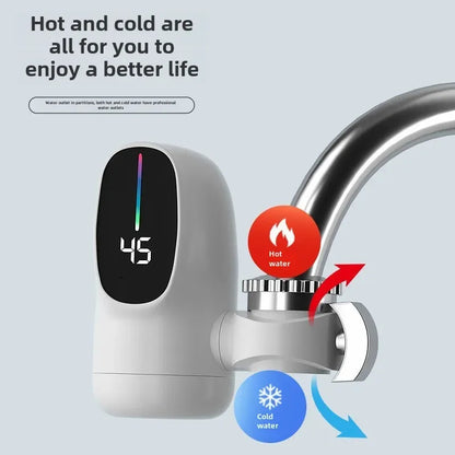 3000W Instant Electric Hot Water Heater Faucet | Tankless Fast Heating Tap with LED Display – Runstore.pk