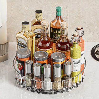 360° Rotating Spice Rack Storage Organizer