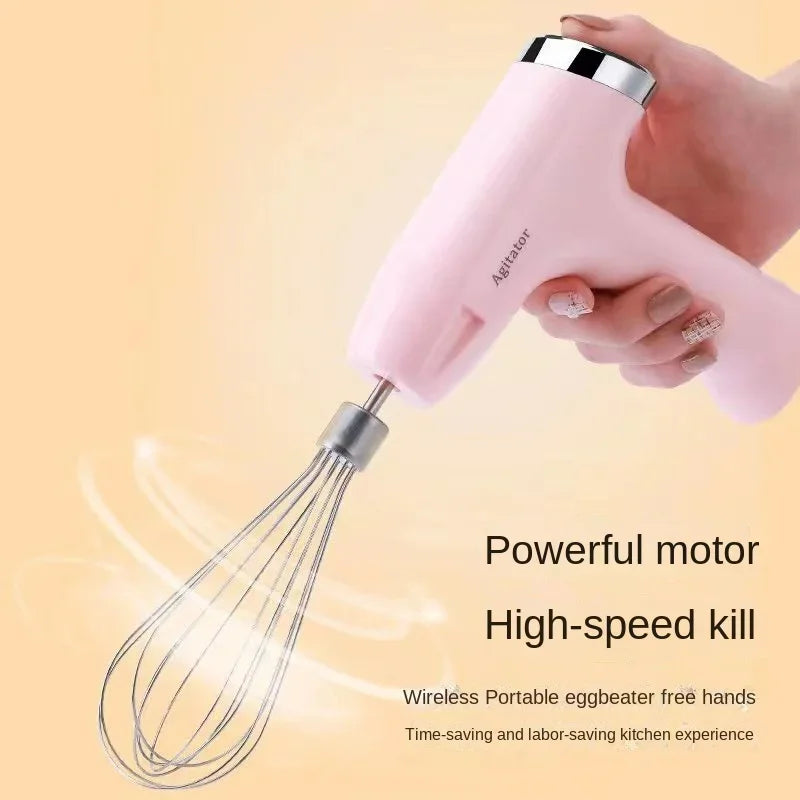 Electric Egg Beater & Garlic Chopper Set – Portable Mixer 4PCS