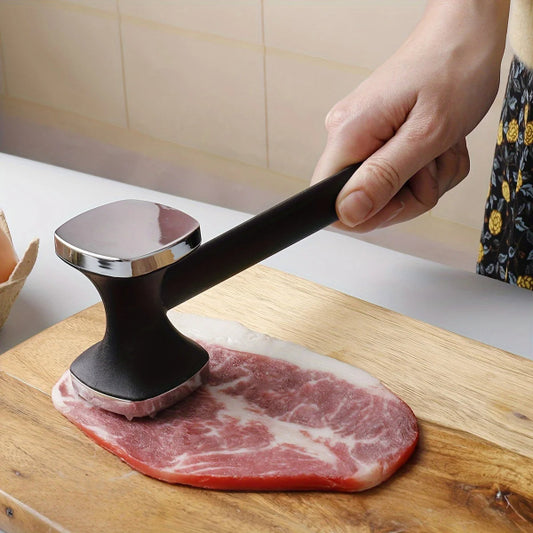 Heavy-Duty Meat Tenderizer Hammer – Stainless Steel Kitchen Tool