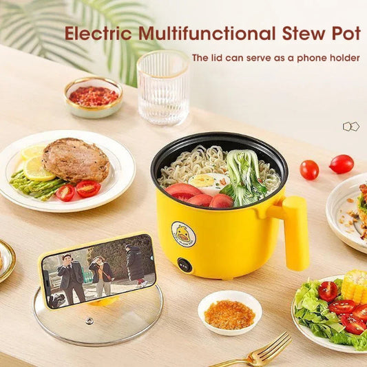 1.8L Electric Hot Pot Cooker – Multifunction Steamer
