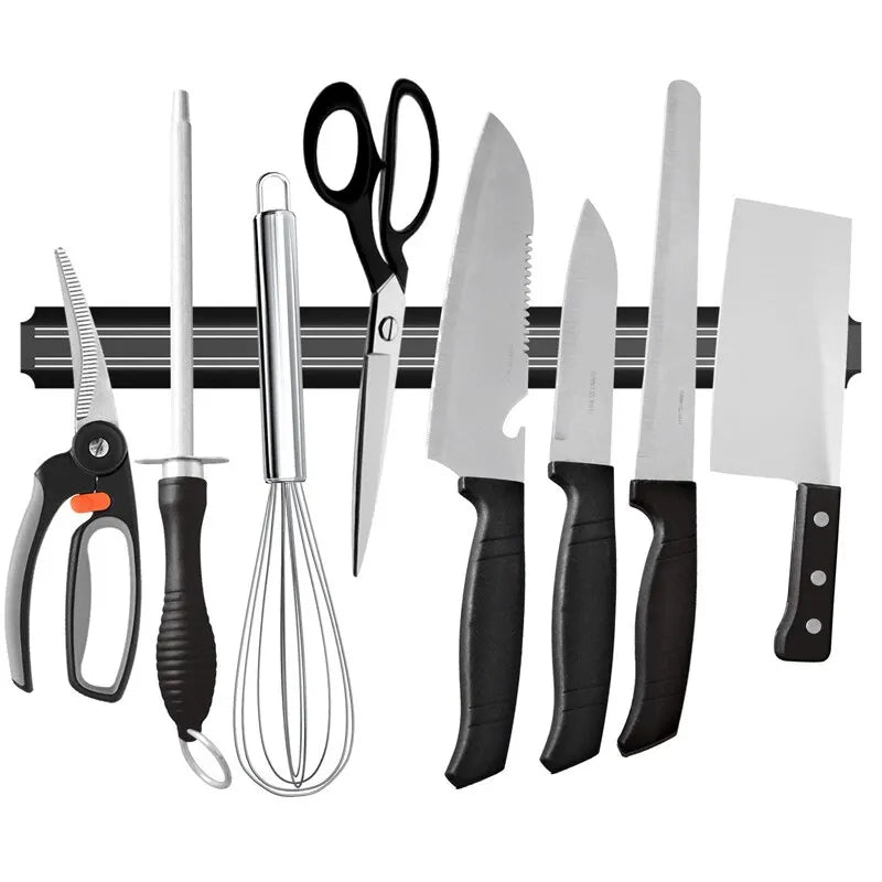 Magnetic Knife Holder Strip – Wall Mount Kitchen Rack