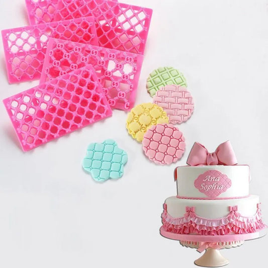 Fondant Cake Embosser Stamp Sugarcraft & Cookie Decorating Mold