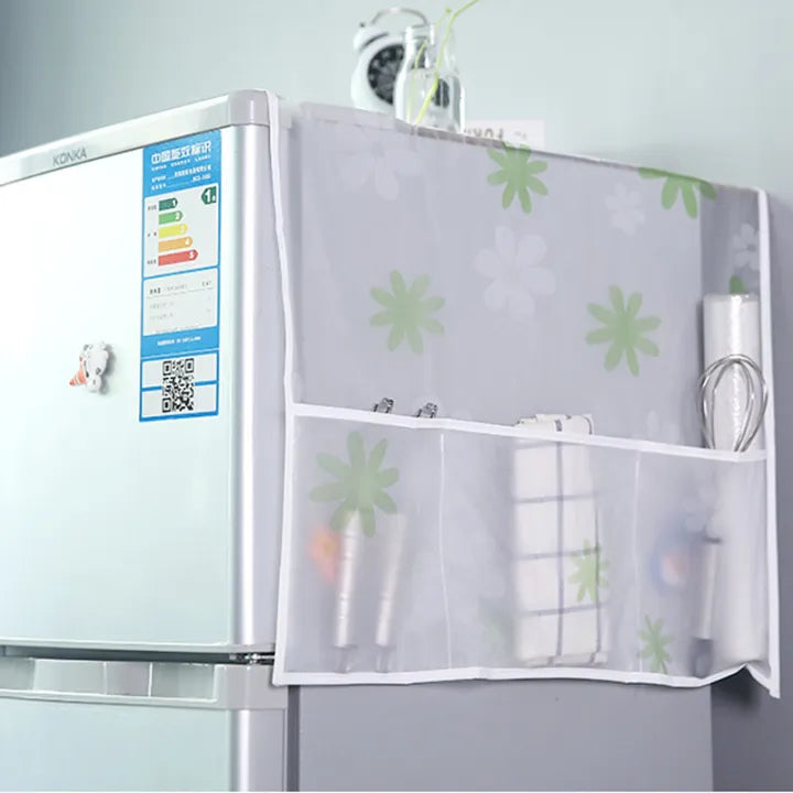 Imported Waterproof Fridge refrigerators Dustproof Cover with Storage Pockets