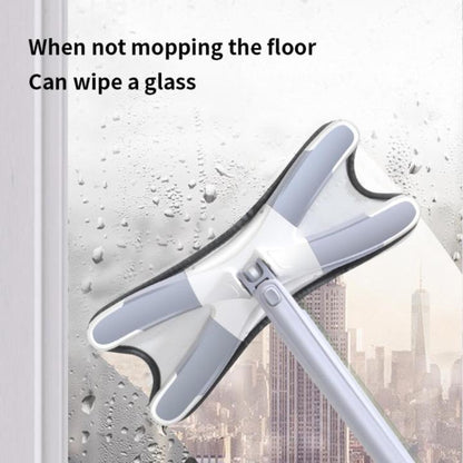 X-Type Flat Floor Mop with Microfiber Pads