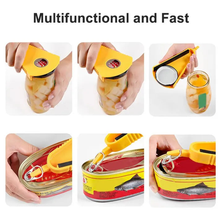 5-in-1 Multifunctional Can & Bottle Opener Tool