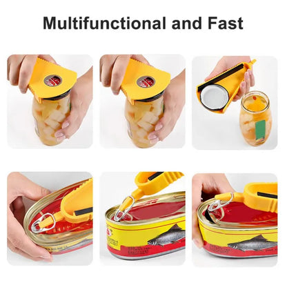 5-in-1 Multifunctional Can & Bottle Opener Tool