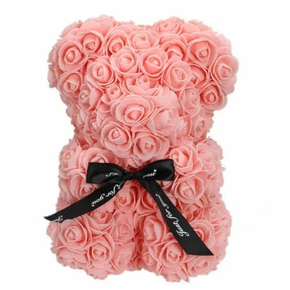Romantic Rose Bear Gift | Eternal Flower Teddy Bear