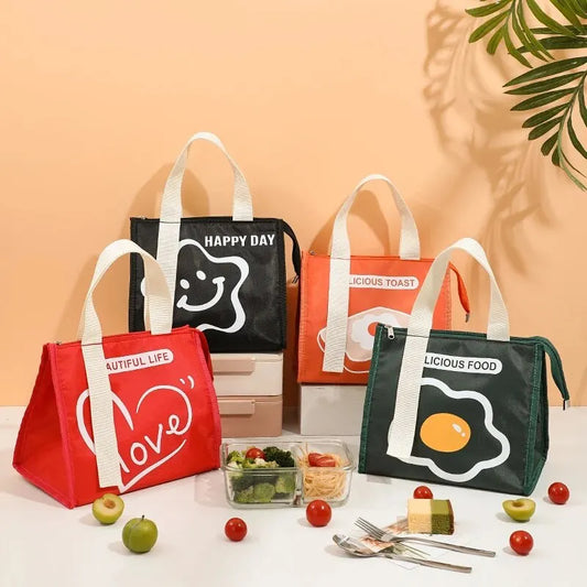 Thermal Food Storage Box Bag for Women & Kids