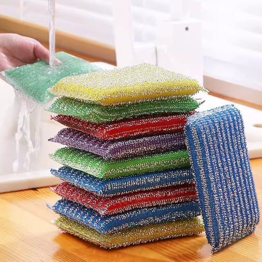 Double-Sided Dishwashing Sponge Non Scratch Cleaning Sponge Kitchen Tools - 4Pcs