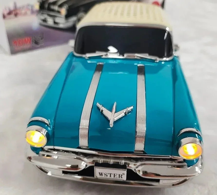 Metal Car Model Bluetooth Subwoofer Speaker | HiFi Stereo, FM Radio & TWS