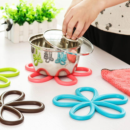 Silicone Flower Heat-Resistant Hot Pot Stand Mat