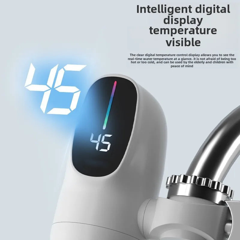 3000W Instant Electric Hot Water Heater Faucet | Tankless Fast Heating Tap with LED Display – Runstore.pk