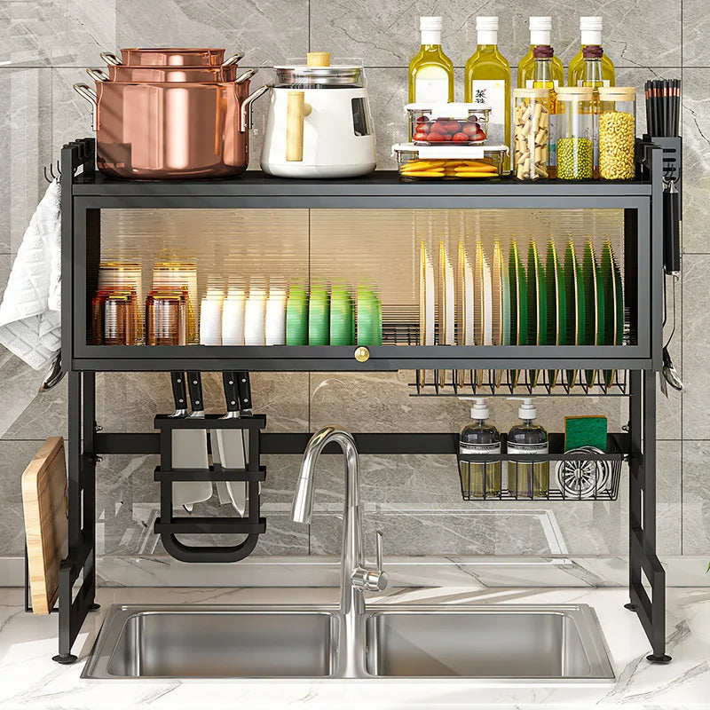 Imorted Metal Big 85cm Over Sink Shelf with Door(Free Delivery Limited Time Offer)