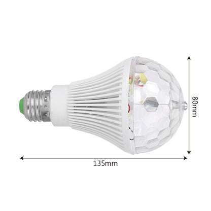 RGB Rotating Disco LED Bulb Party Home Decoration Light