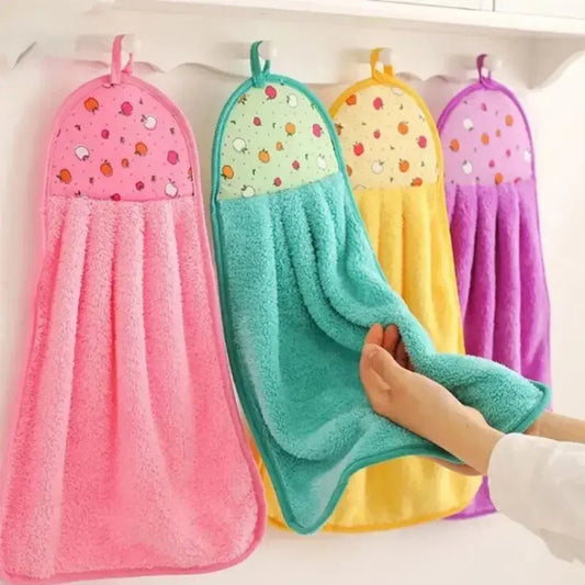 Soft Microfiber Hanging Kitchen Towel