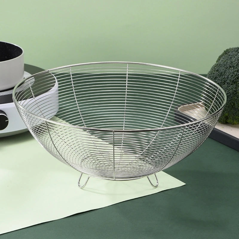 Stainless Steel Fruit Basket Strainer – Rust Free Kitchen Drain Rack