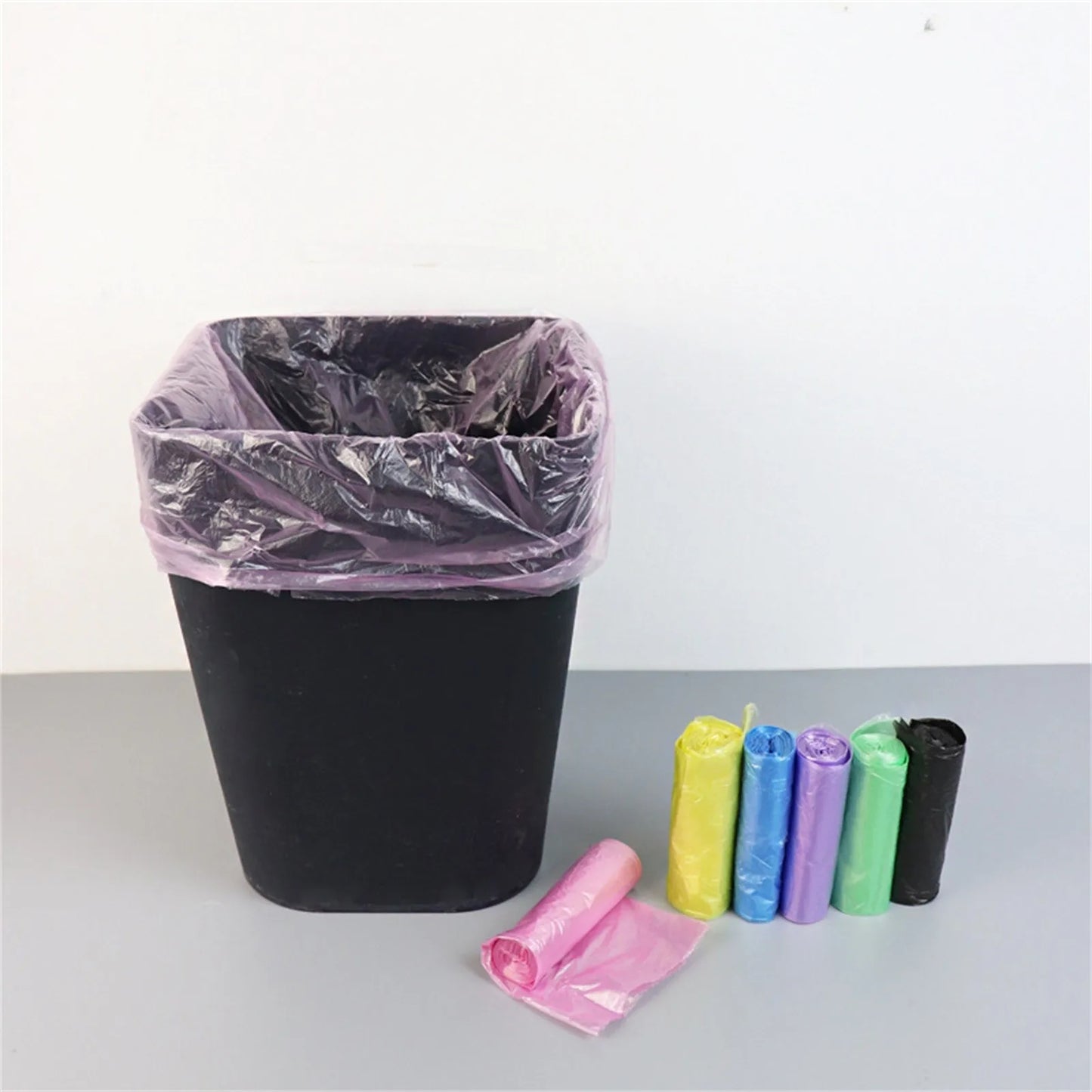 100PCS Disposable Trash Bags Rolls – Durable Kitchen Garbage Bags