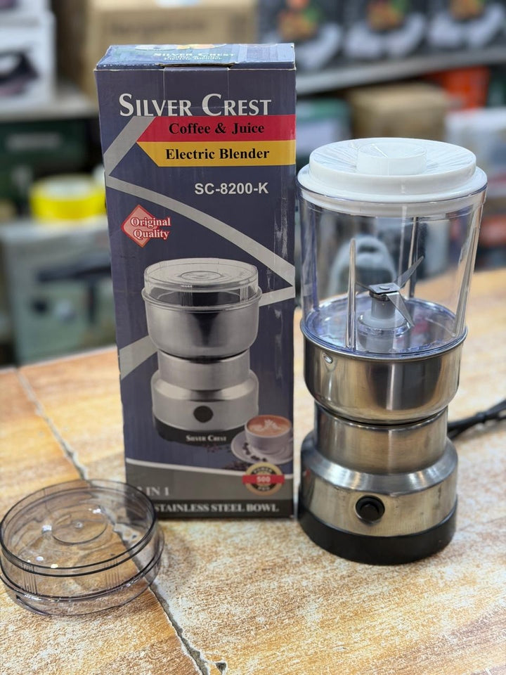 2 in 1 electric coffee grinder with stainless steel bowl