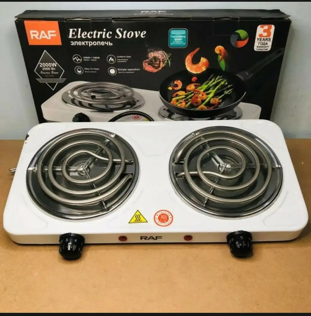 Double Coil Electric Stove – Dual Burner Electric Hot Plate | Fast Heating Electric Chulha